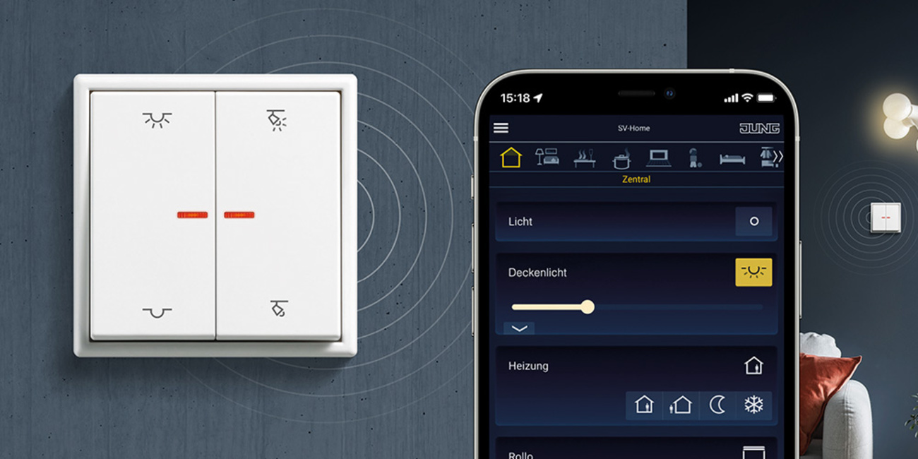 KNX RF Taster bei Elektro Schaefer GmbH in Bingen